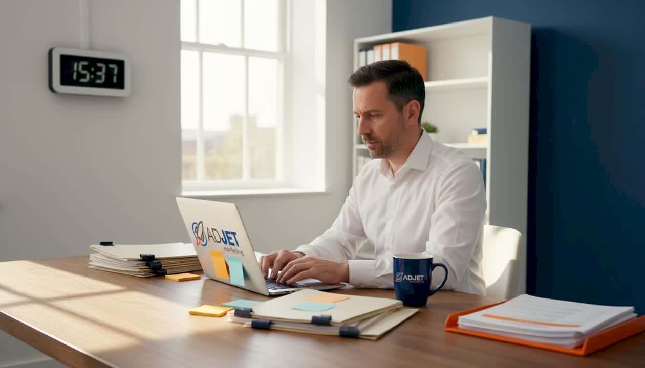 Clinic staff entering workflow analytics data