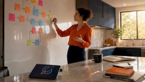Marketing strategist planning content process