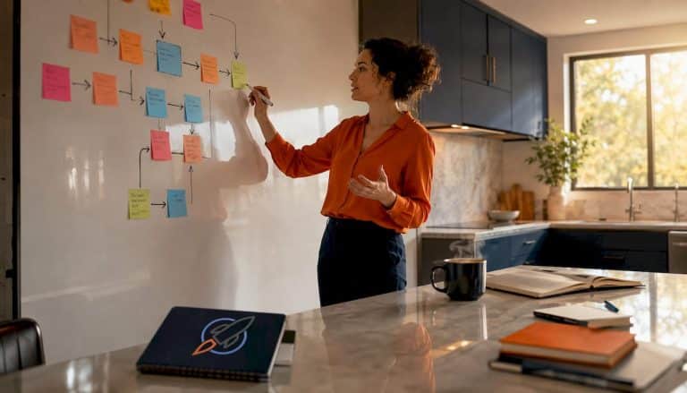Marketing strategist planning content process