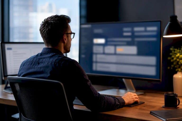 SEO strategist reviewing AI search citations