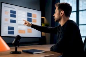 Strategist organizing HVAC search keyword clusters