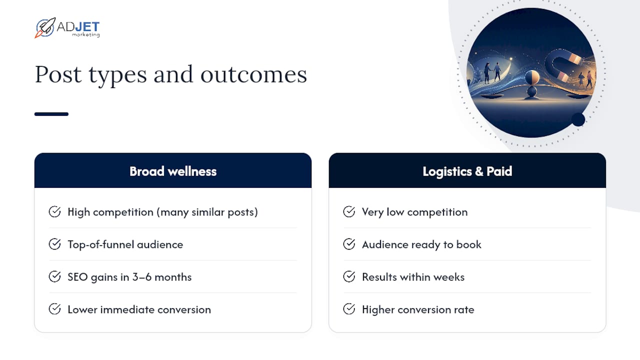 AdJet's Perspective: Common Patterns and Realistic Outcomes — overview diagram