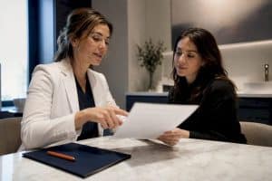 Practitioner reviewing patient marketing authorization